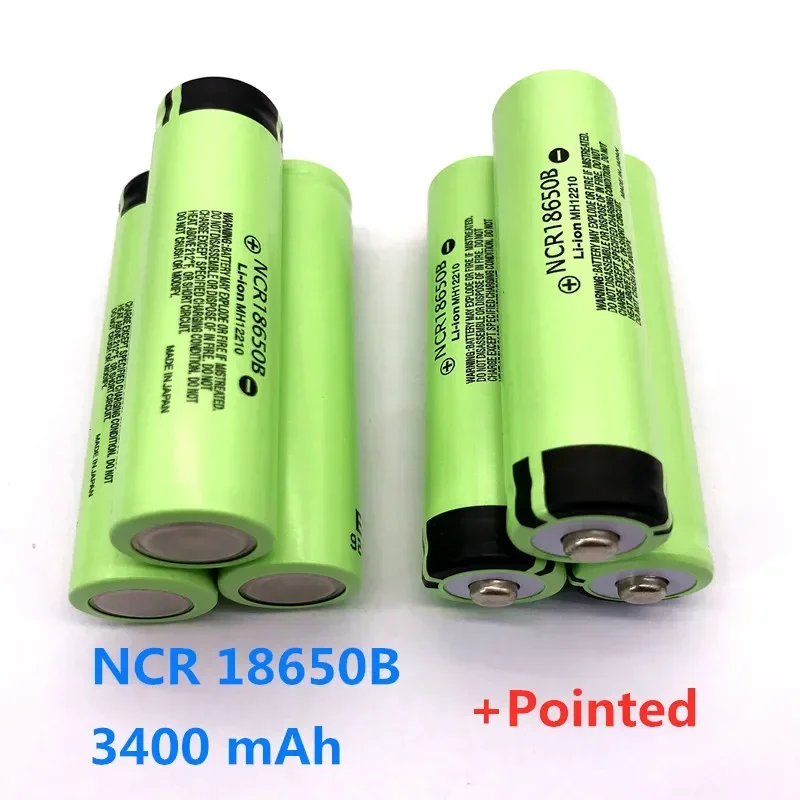 2024 neue 18650 batterie 3,7V 3400mah NCR18650B lithium-akku taschenlampe spezielle batterie + spitze