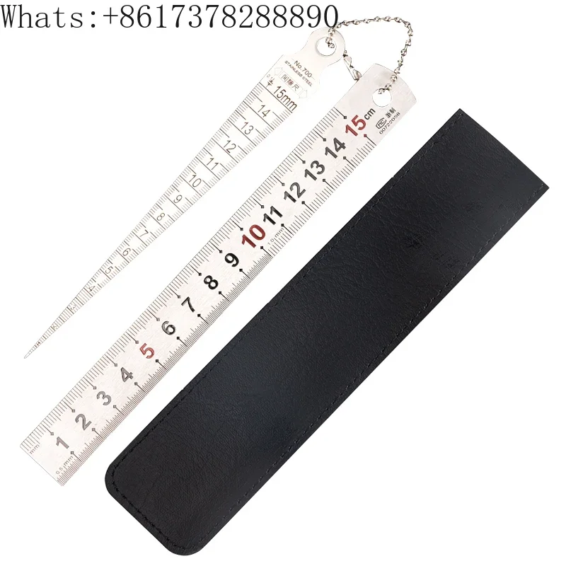 1-15mm gap , conical ruler, wedge-shaped plug hole  inner diameter, stainless steel+steel plate ruler sleeve