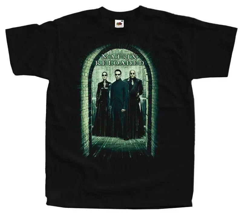 MATRIX Poster v4 T SHIRT TEE Neo black Shirt all sizes S to 5XL