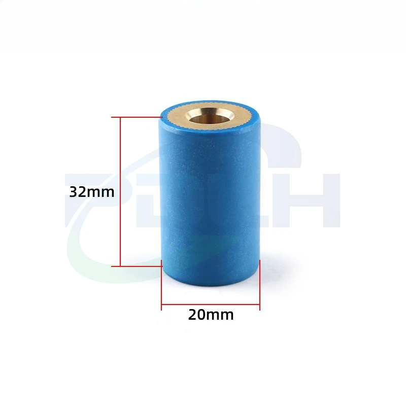 1PCS OD20 22 Length 26 32 35 40mm Guide Wheel Assembly Brass Bushing Bearing Sleeve for Wire EDM Parts In Stock