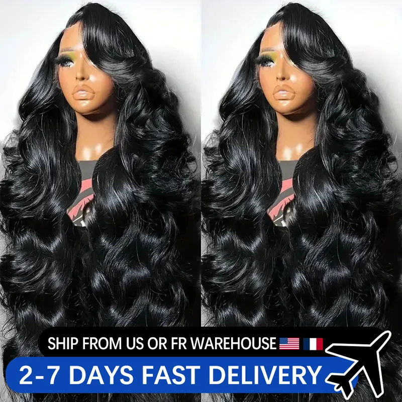 Body Wave 13x4/6 Lace Front Human Hair Wigs Pre Plucked Brazilian 4x4 Lace Closure Wigs 180% Density Human Hair Lace Frontal Wig