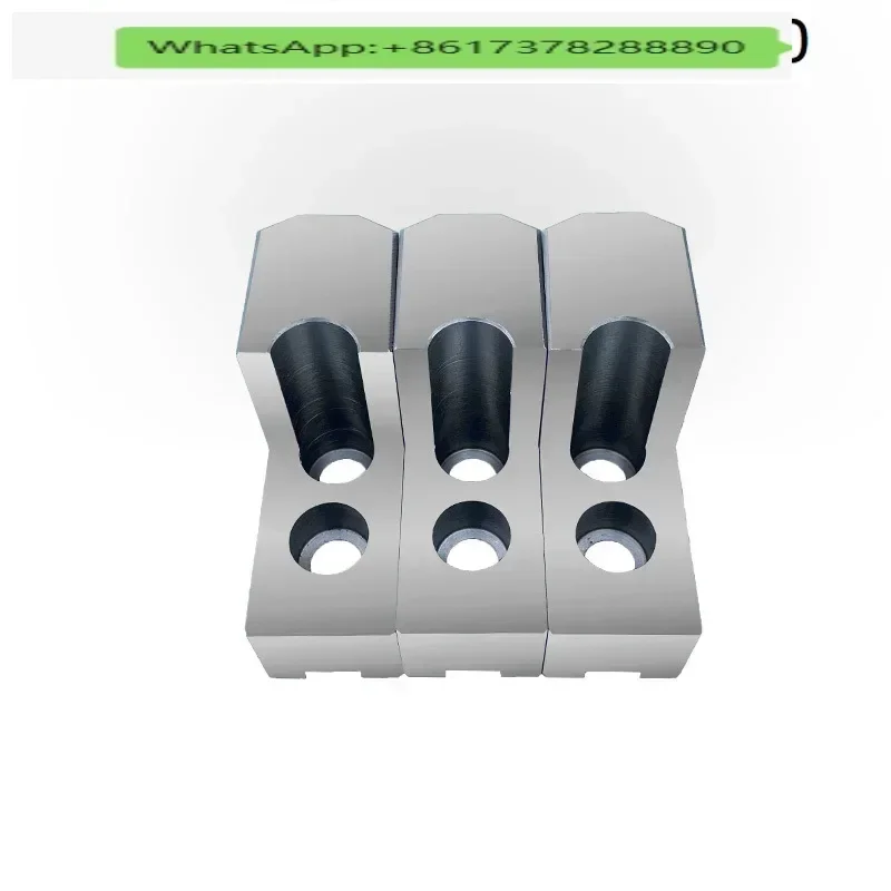 

Hydraulic three jaw chuck L-shaped raised by 5, 6, 8, and 10 inches hydraulic internal support L-shaped steps