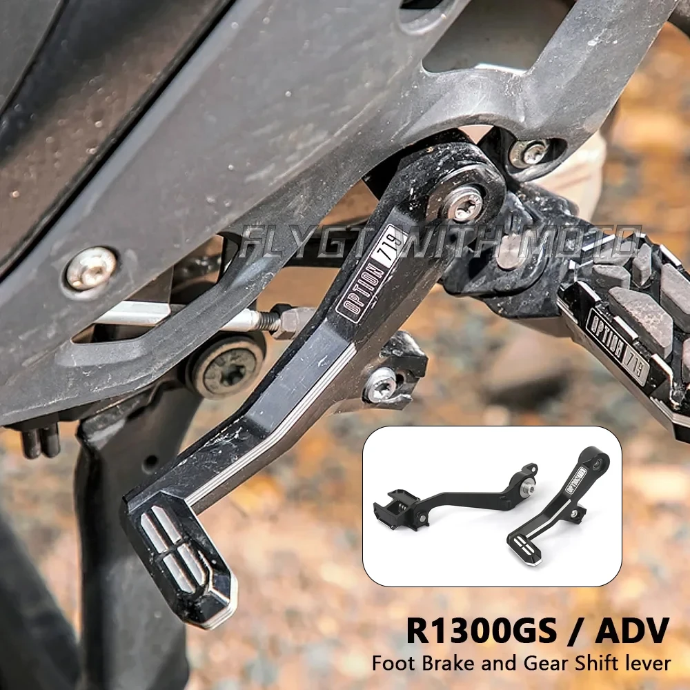 

Motorcycle Rear Foot Brake Pedal Lever Accessories CNC Aluminum For BMW R1300GS Adventure GS1300 R 1300 GS ADV 2023 2024 2025