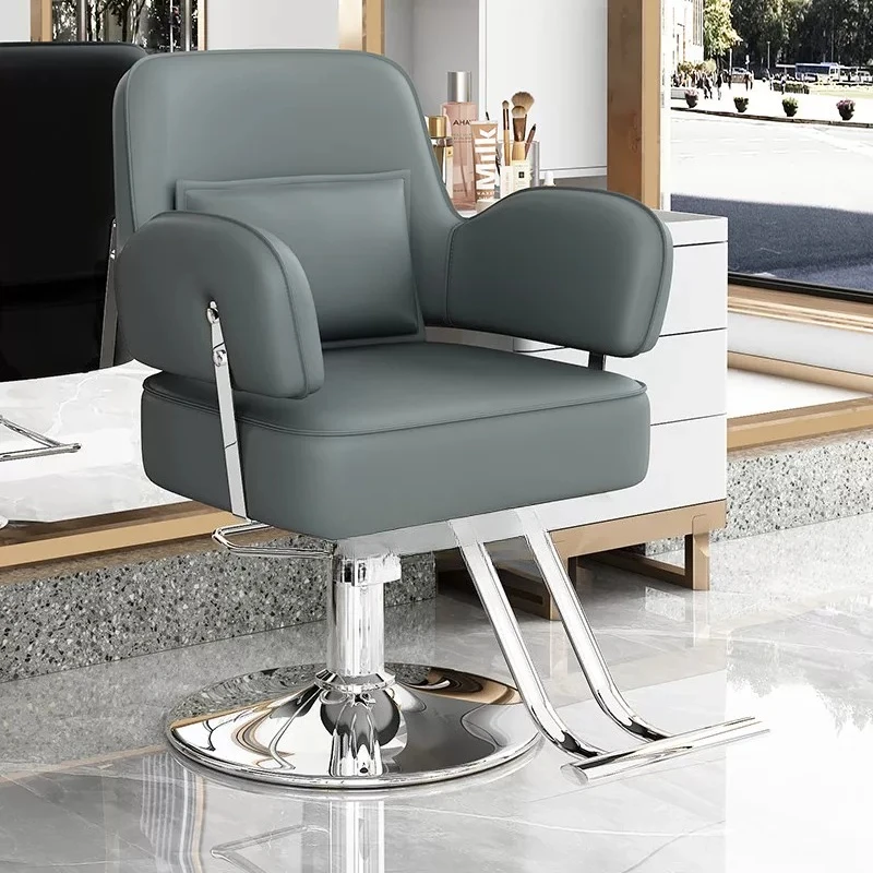 Luxury Reclining Barber Chair Manicure Cosmetic Equipment Barber Chair Minimalist Facial Tattoo Cadeira Gamer Salon Furniture - view 4
