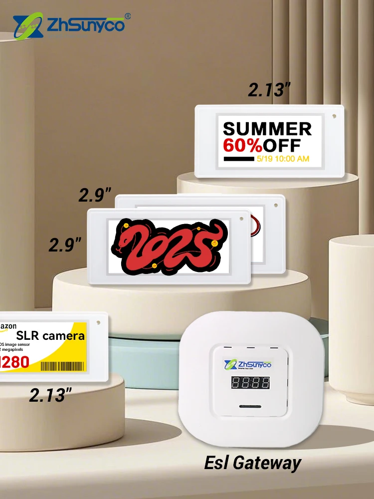 Supermarket Digital Price Label E-Ink Price Tag 2.13/2.9 Demo Kit ESL System Electronic Shelf Label