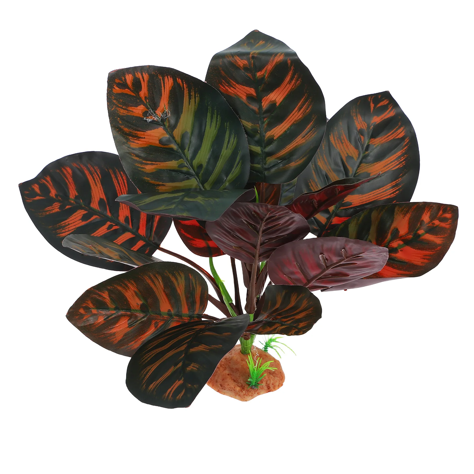 

Terrarium Plants for Reptiles Realistic Faux Greenery Decor for Lizard Gecko Snake Tank Indoor Habitat Simulation Landscape