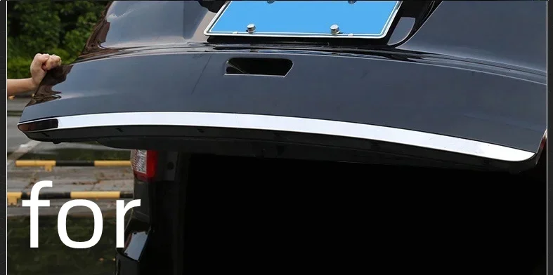 Tailgate Rear Door Bottom Cover Molding Trim Stainless Steel back door trim car Accessories for Honda CRV CR-V 2012-2016