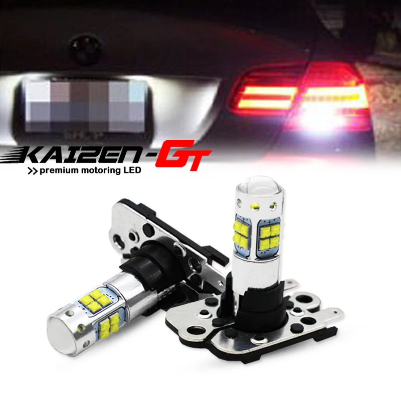 Error Free PW16W PH16W Xenon White LED Bulbs For LCI BMW E92 328i M3 2011-2013 For Audi A7 S7 RS7 2010-up Backup Reverse Lights