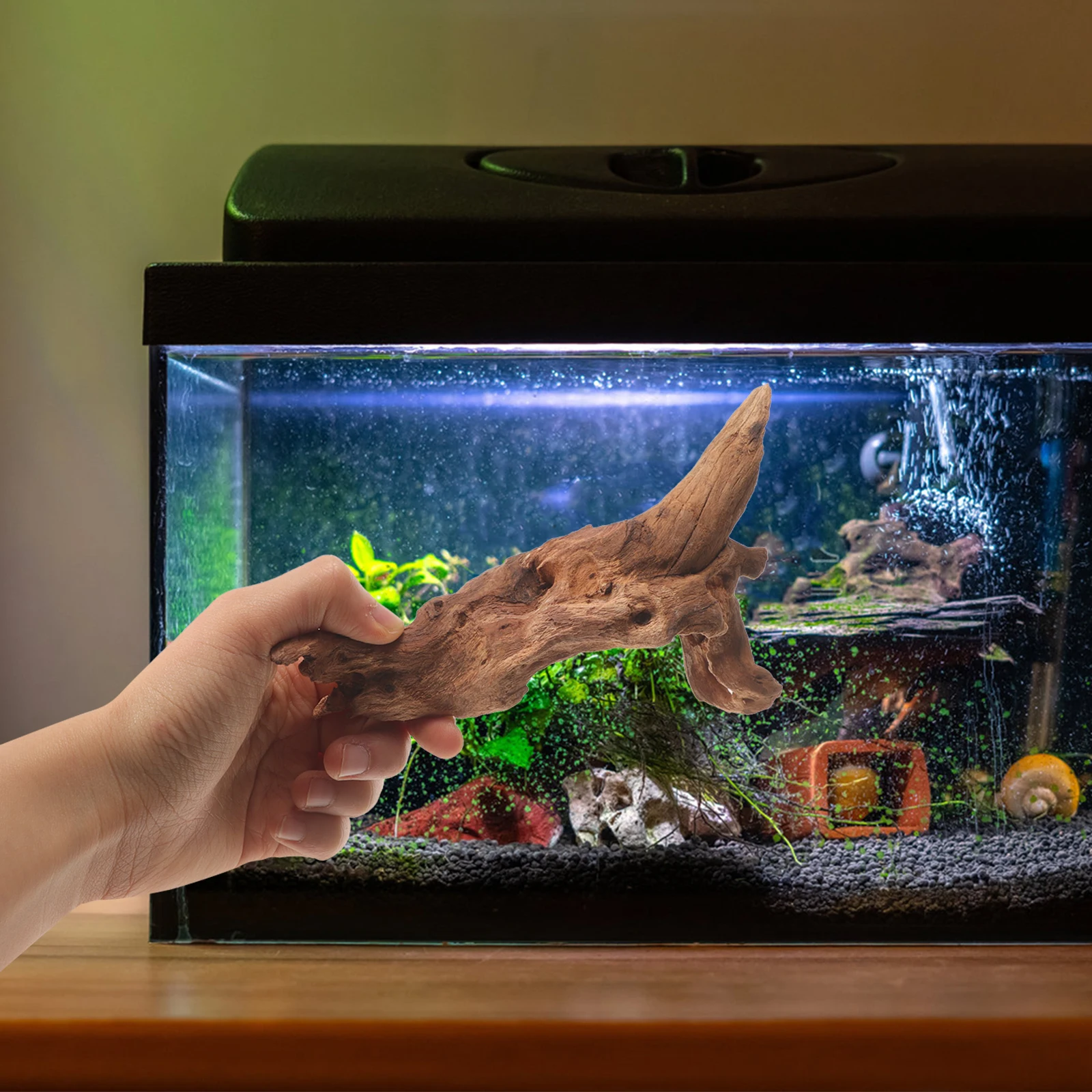 

Rhododendron Root Decor Natural 15 20cm Fish Tank Aquarium Sunken Wood Driftwood Craft Decoration Pet Supplies