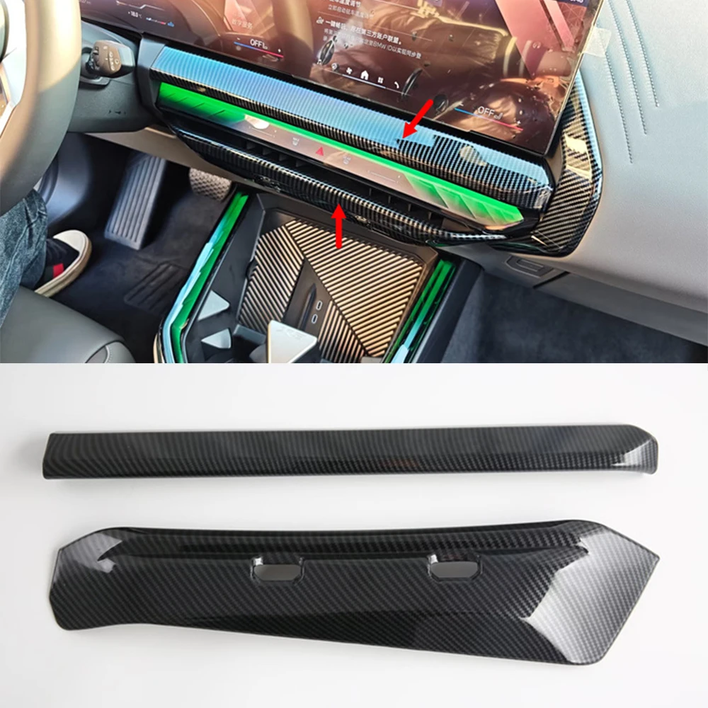 

Новые автомобильные аксессуары из АБС-пластика для BMW X3 2025 LHD, центральная консоль, вентиляционное отверстие, наклейки, полоски для интерьера