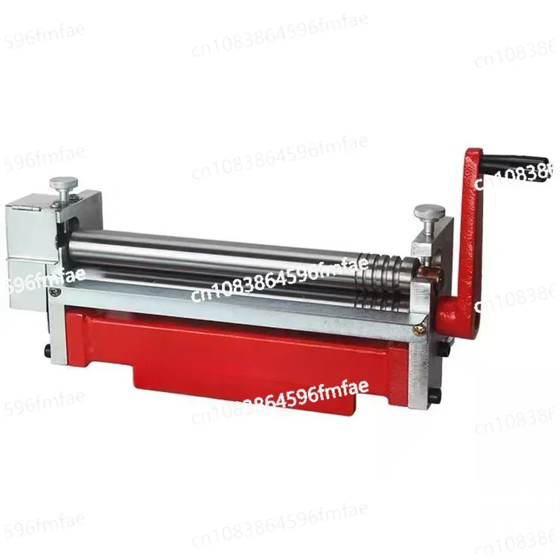 Manual Bending Machine Steel Plate Rolling Machine 35mm Round Tube Roller Thin Sheet Angle Bender Arc Shape Bending