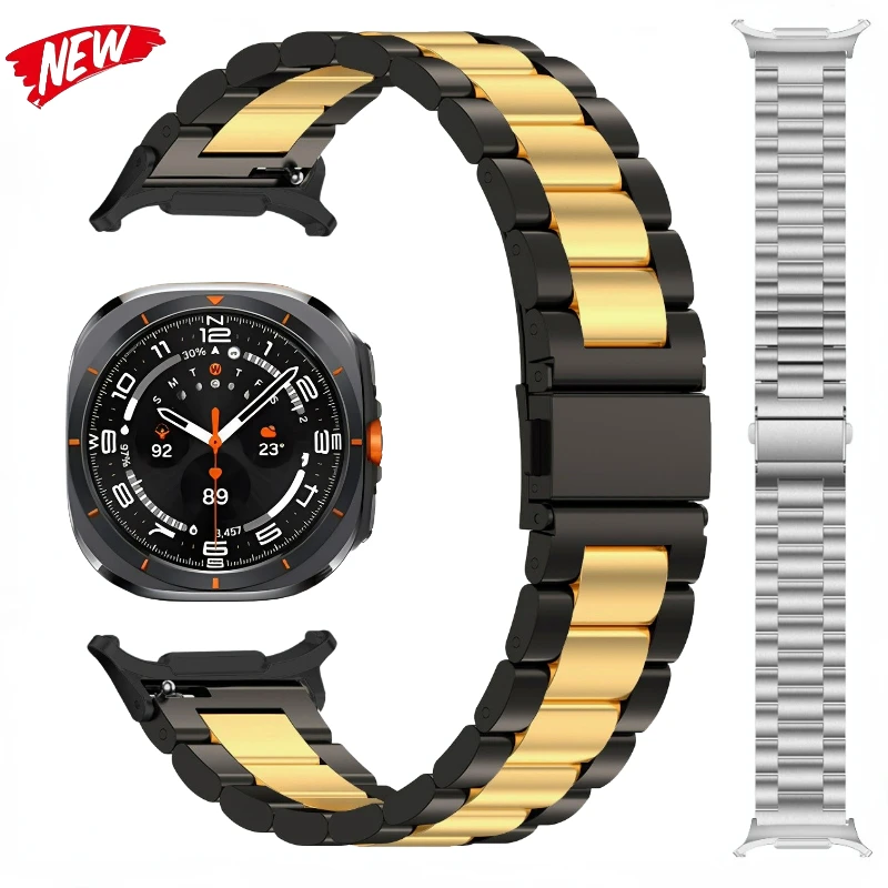 Metal Strap for Samsung Galaxy Watch Ultra Business Stainless steel Wristband for Galaxy Watch Ultra 47mm Bracelet Accessories