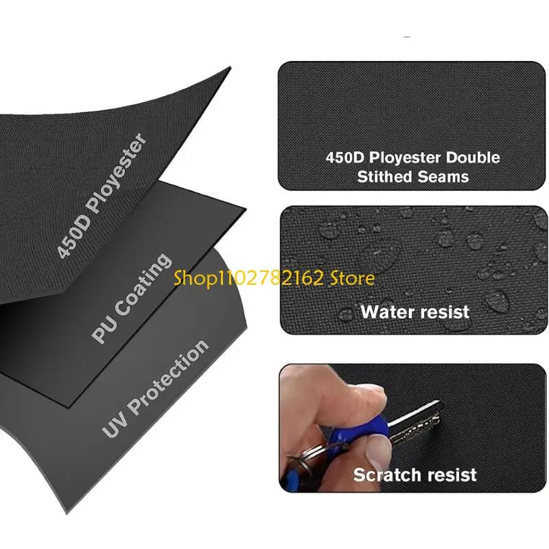 547B Protective Watercrafts Trailer Cover All Weather Protective Oxford Cloth, for 130/155/170 295100722 280000598