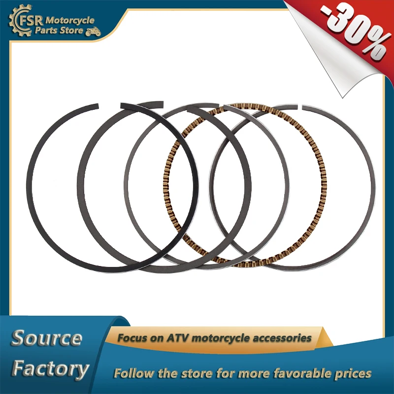 

JIANSHE ATV Piston Ring Assemblies 75mm Fits JS250 250CC 4x4 Quad parts FG-220001-0 FG-220002-0 FG-221000-0