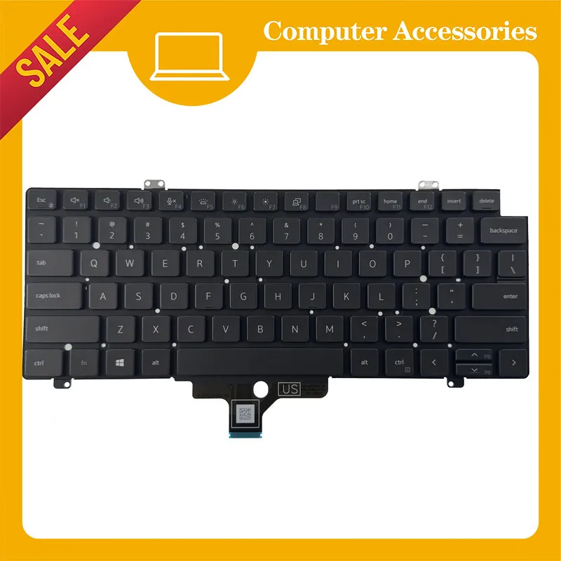 

Клавиатура с подсветкой для Dell Latitude 5420 5421 5430 5431 5440 7520 7530 7420 7430 3440 США 0MF1DR 0MV4X8