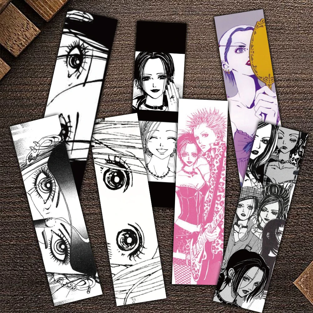 30 Uds. Marcapáginas Retro de Anime japonés NANA, decoración de libros de lectura para el hogar, regalos de grafiti, tarjeta de lectura de papel, marcapáginas de oficina ﻿