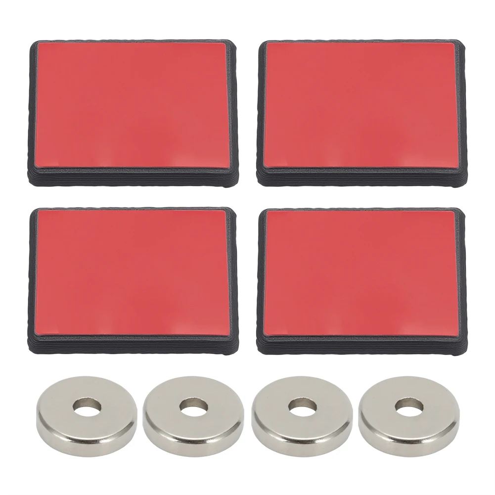4-teiliges Set Starker Magnetischer Kennzeichenhalter für Auto Wohnmobil Anhänger Universeller Vorder- und Rückkennzeichenhalter – Detail 4