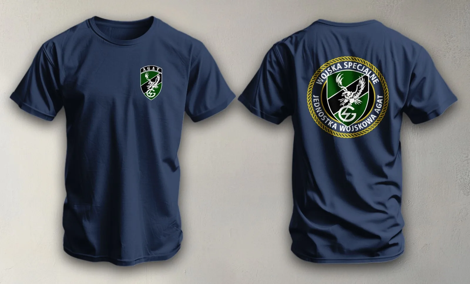 Jednostka Wojskowa JWK AGAT Poland Special Forces Polish T-Shirt Short Sleeve Casual 100% Cotton Shirt view 4