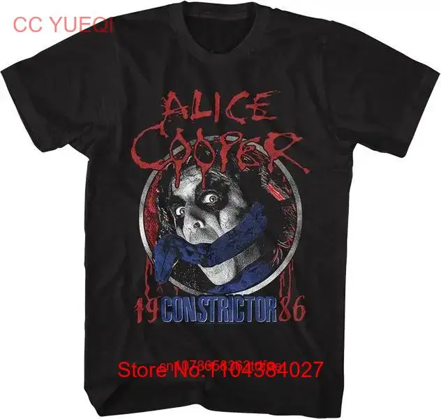 Constrictor Alice Cooper T Shirt long or short sleeves