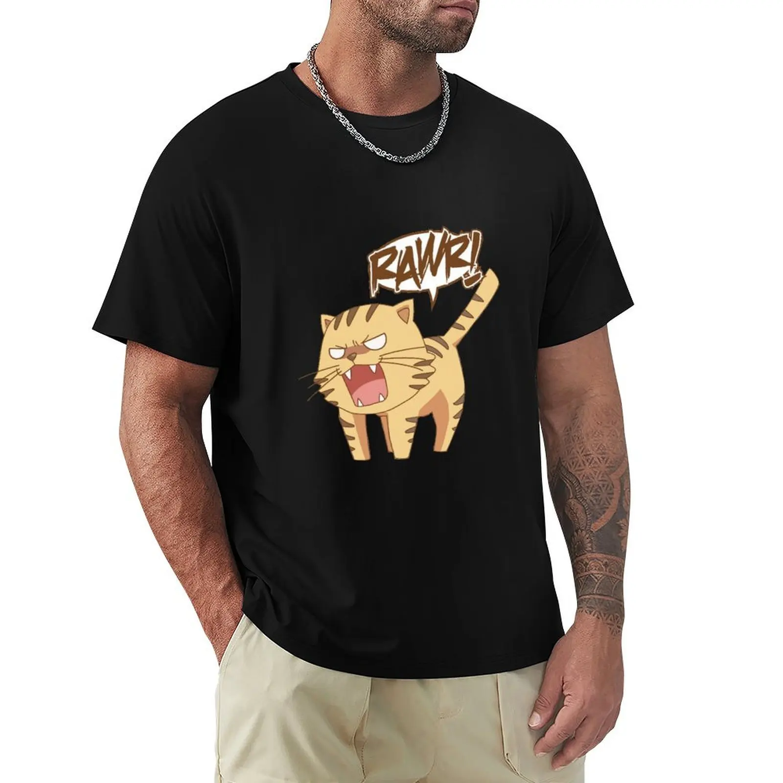 

Palm top tiger T-Shirt Urban Style Casual Short Sleeve Top