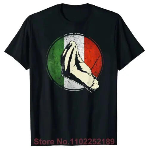 

Italian Gift T-Shirt O-Neck Harajuku Vintage Daily Casual Unisex