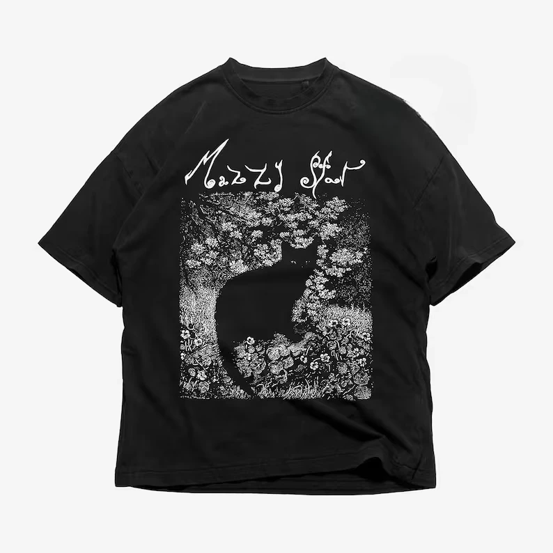 

Mazzy Star T-Shirt Premium Summer Cotton Men Women Top Streetwear Casual Trend Plus Size Loose Short Sleeve Harajuku Hip Hop