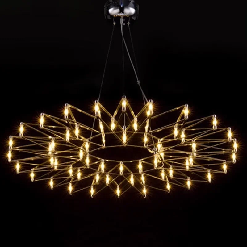 2025 Modern Firefly Starry Sky Line Pendant lamp for Living Room restaurant chandelier interior lighting Hanging fixture
