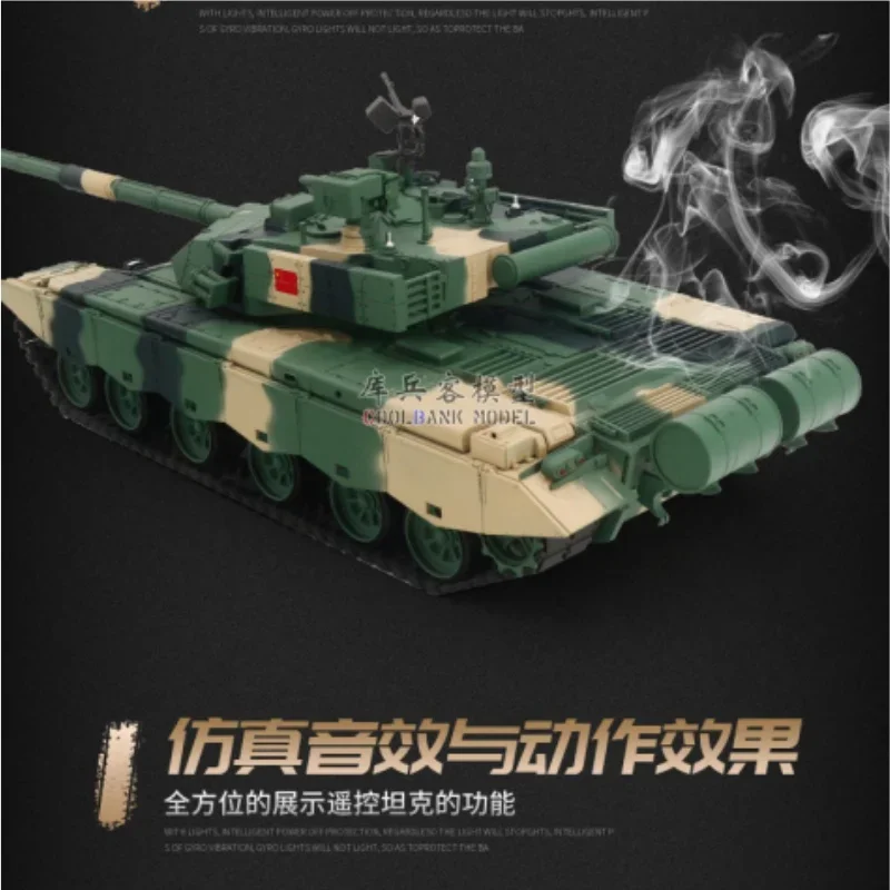 Afstandsbediening Hoofdgevechtstank Henglong Chinese 99a Multifunctionele Infrarood Battle Rc Competitieve Tank Model Speelgoed Cadeau Voor Kind