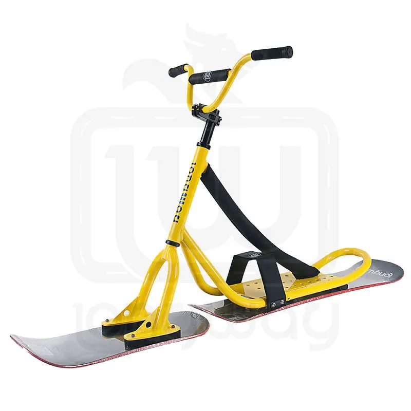 Hot sales freestyle skiing equipment snowscoot for adult snow bike