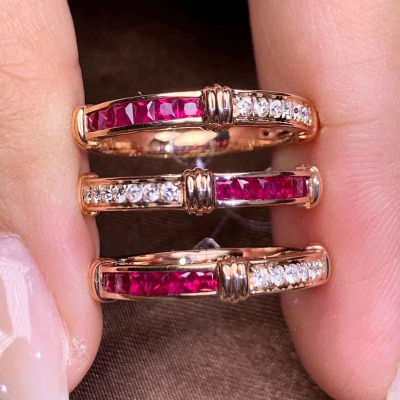 New 100% S925 Silver Powder Double Color Ring for Women's Fashion Ring, Versatile for Daily Use, Wedding Jewelry