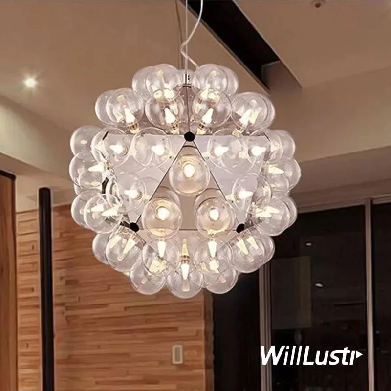 

Achille Castiglioni Glass Pendant Lamp Taraxacum 88 Hanging Light Bar Dining Room Restaurant Hotel Suspension Ceiling Chandelier