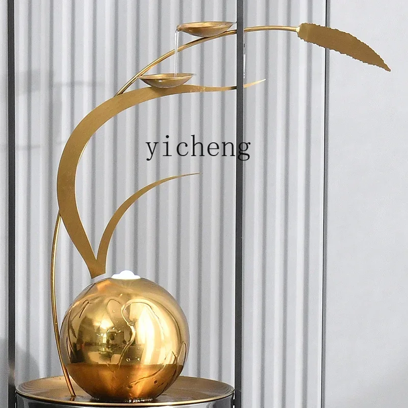 

ZYA Water Flowing Ornament for Entryway, Sofa, TV Cabinet, Floor Decoration Gift luxury home decor living room decoration