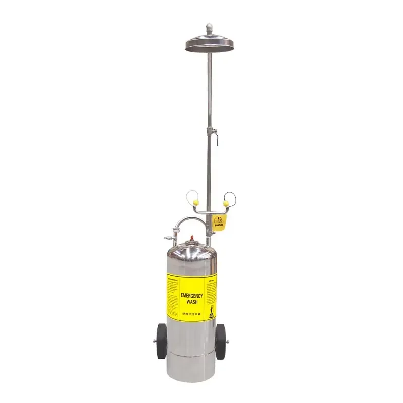 Pressurized 100L tank Portable Eye Wash Shower SS304