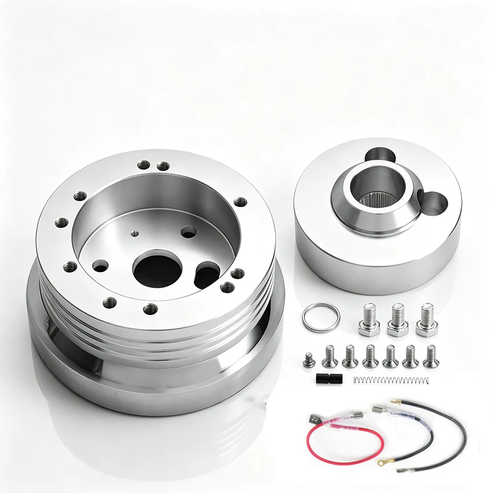 Car 5 & 6 Hole Billet Steering Wheel Hub Adapter For Chevrolet Car Steering Wheel Polished Hub Adapter Modification Accessories