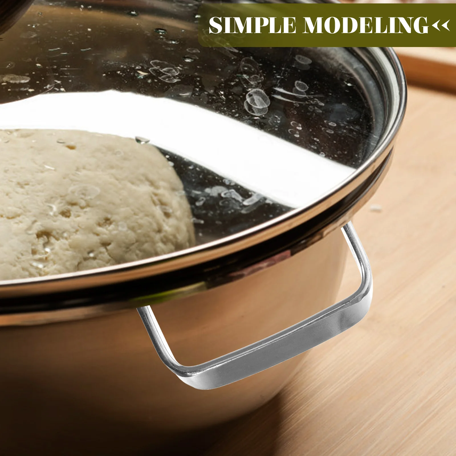 

1Set Pan Side Handle Grip Stainless Steel Wok Handle Accessory for Cooking Utensils Home Pot Supplies Steaming Pot Part