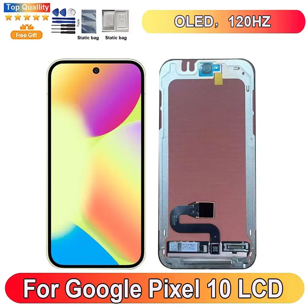 

6.3''120Hz For Google Pixel 10 LCD Display Screen Touch Panel Digitizer Replacement Parts For Google Pixel 10 With Fingerprint
