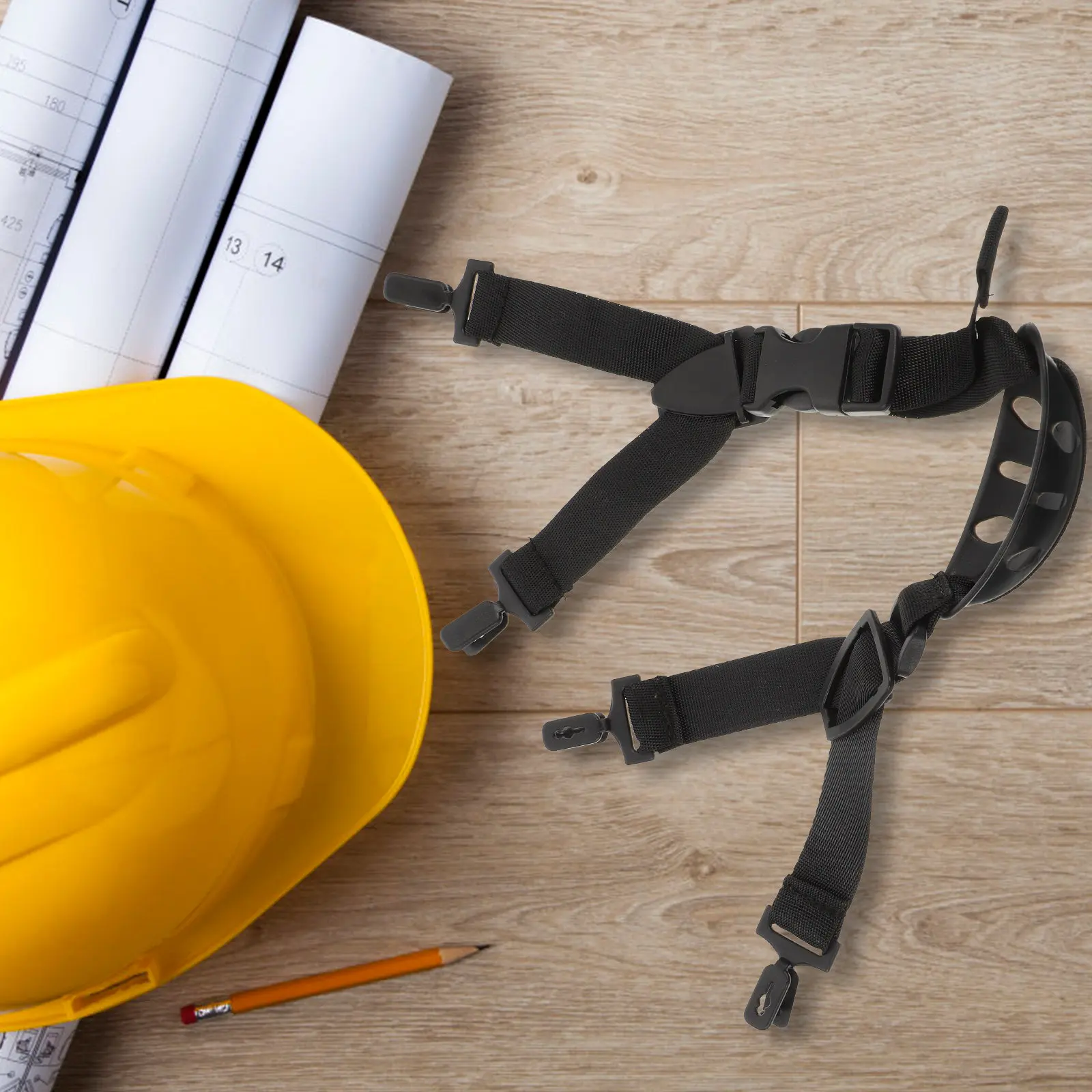 

2 шт. универсальных ремней для крепления к каске, из высококачественного нейлона и полипропилена, легко устанавливаются, удобны для рабочих.