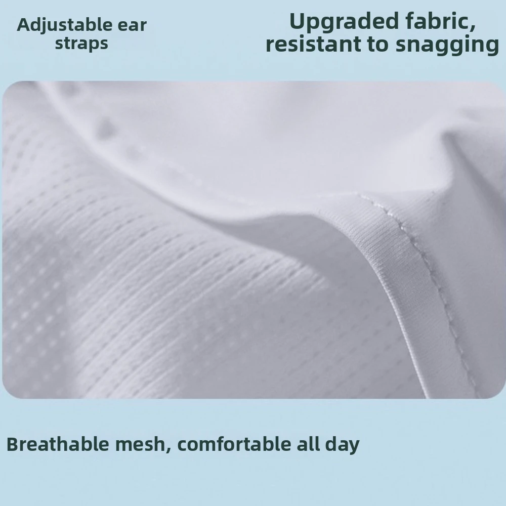 Breathable Face Mask Adjustable Slimming Design UV-Proof Mask Three-Dimensional UPF50+ Neck Protection Cover for Sun Protection