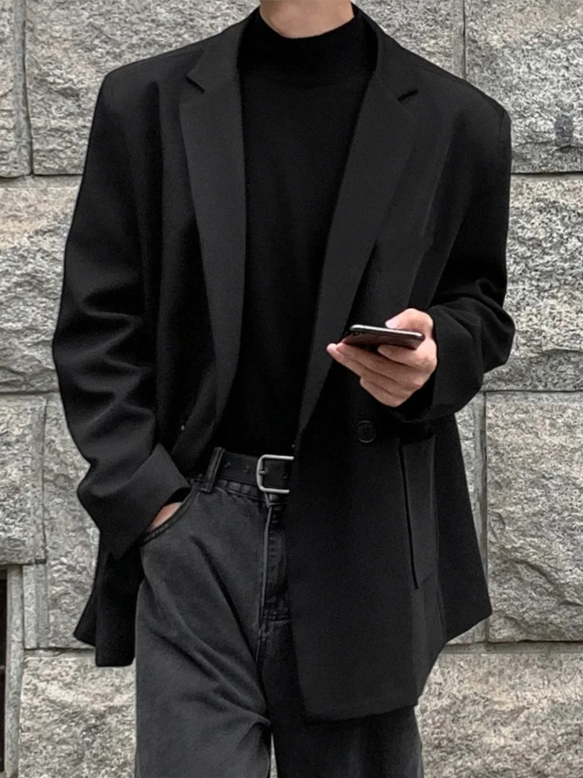 

Повседневный свободный костюм унисекс в американском стиле, модный уличный дизайн, высококачественный крой, создающий ощущение элитности