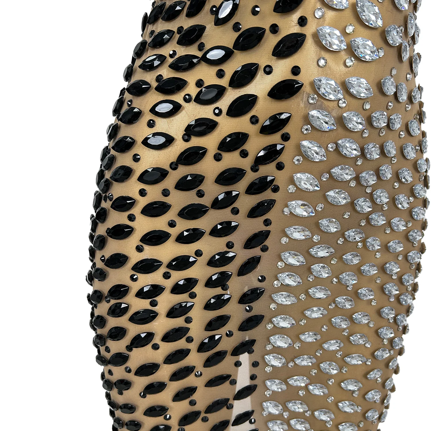 Elegantes Damen-Abendkleid, schwarz, weiß, Diamant-Spleißen, Perspektive, Netzkleid, Weihnachten, Erwachsene, Geburtstag, Party, Kleid kuyila