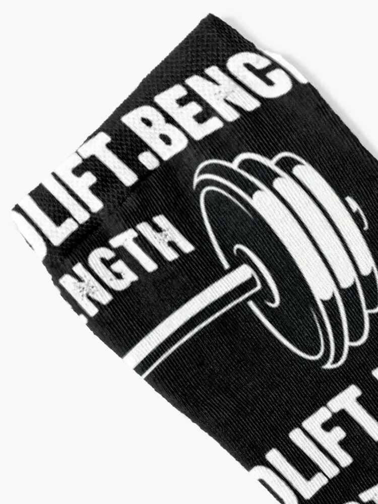 Squat Deadlift Bench - Strength Socks winter gifts Soccer valentine gift ideas Socks Woman Men's