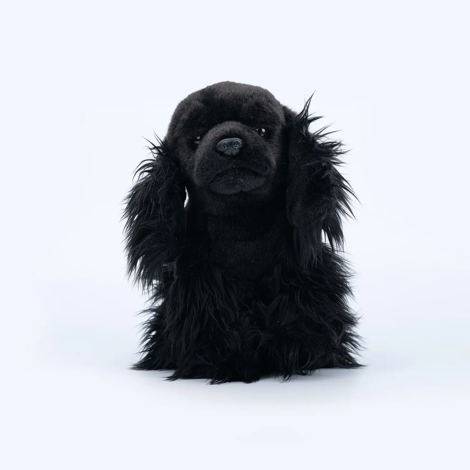 Realistischer englischer Cocker Spaniel Plüschtier Hund 9,8 Zoll lebensechter Jagdhund Stofftier weicher Welpe Geschenk für Kinder Home Deco