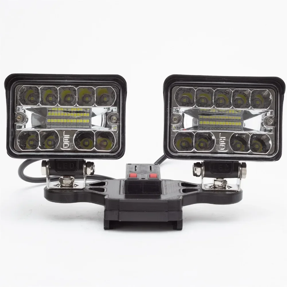 Luz de trabalho LED para bateria de lítio Bosch 18V Luzes de emergência portáteis para acampamento ao ar livre com porta de carga USB (SEM bateria)