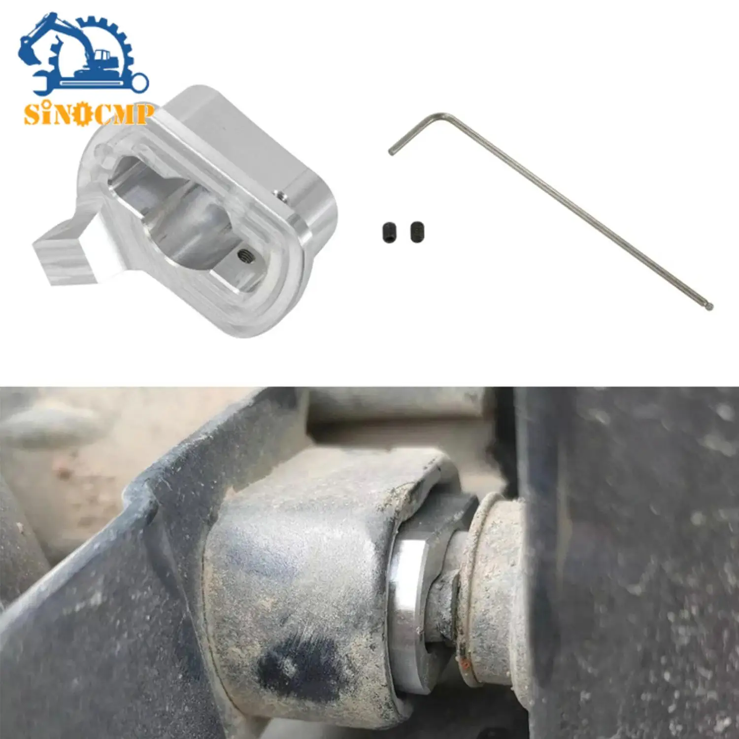 

SINOCMP 1Set Aluminum Tailgate Hinge Bushing Upgraded Kit For Nissan Titan Pickup 2005-2024 Automotive Exterior Accessories