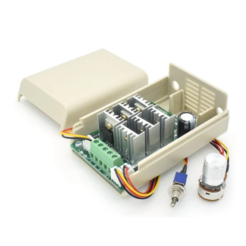 Bldc Three-Phase Brushless Motor Speed Controller Fan Drive Dc 5-36V 15A With Potentiometer Switch 12V 24V