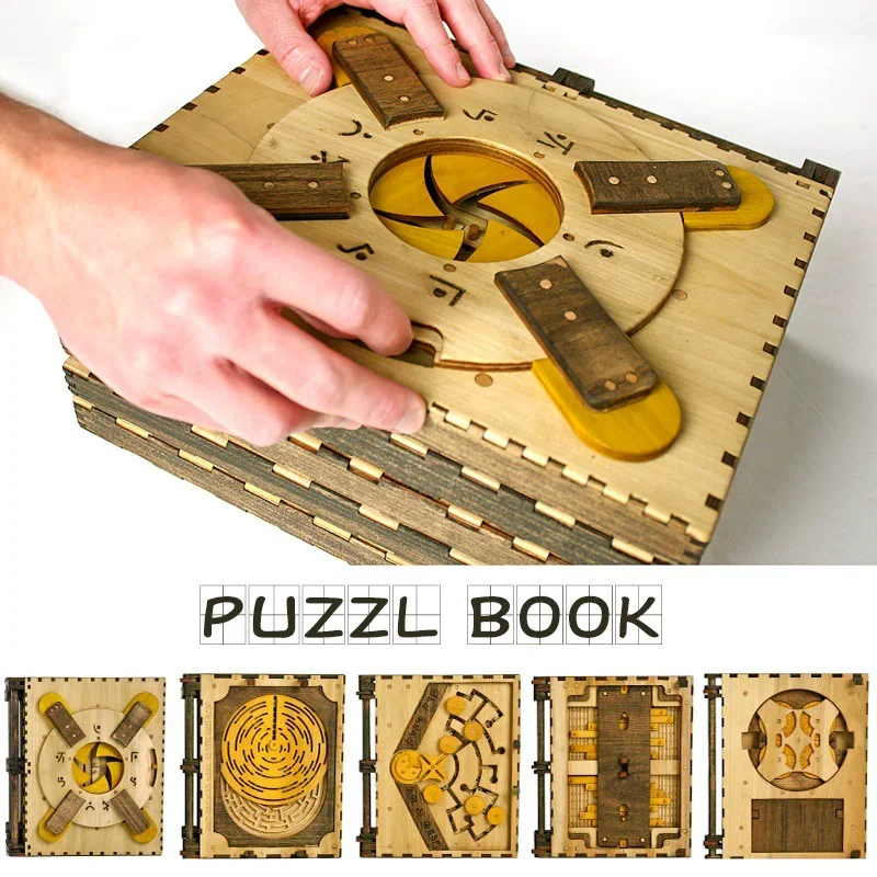 Code book puzzle level 10 high difficulty hell level three-dimensional puzzle assembly toy mechanism decryption box