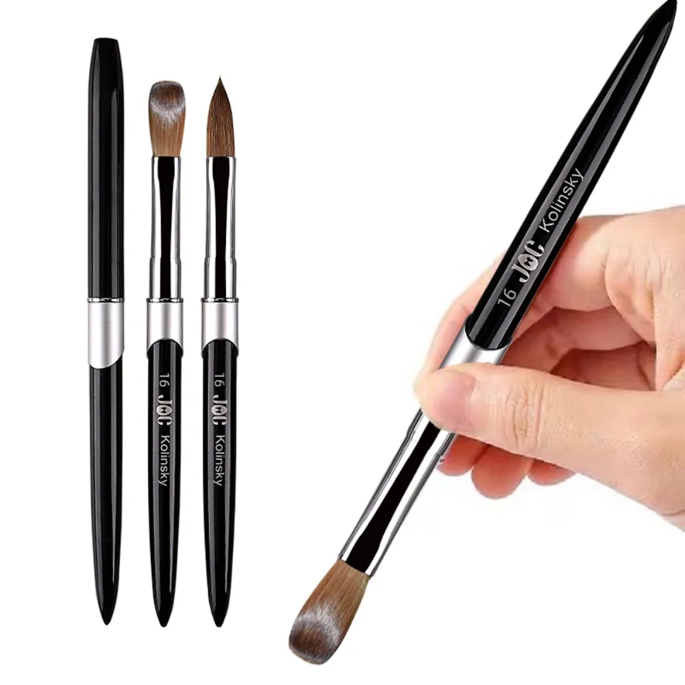 Professional Nail Art Brushes Liquid Powder Brush Nail Brush Carving Pen UV Gel Brush Sable Acrylic Brush