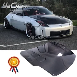 Customization Car-Styling Carbon Fiber CF Kouki TS Style Hood Fit For 2006-2008 Nissan 350Z Z33 Hood Bonnet Engine Cover