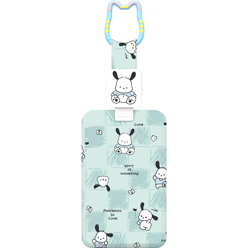 Cute Capybara Card Holder School ID/Transport Durable Campus Card Protector for Students Toddlers Kindergarten Pick-up Card Case