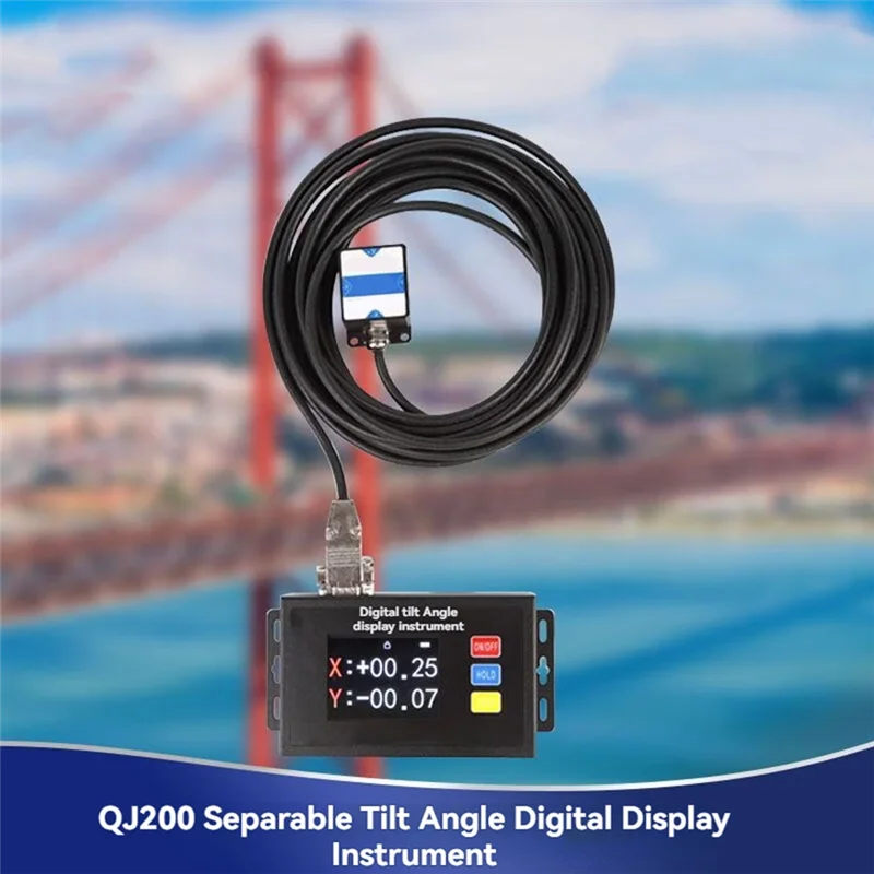 A95I-Cyfrowy ręczny miernik kąta, rozdzielny, precyzyjny inklinometr, trójwymiarowy 0 ° -60 °   Pomiar Wyświetlacz Instrument